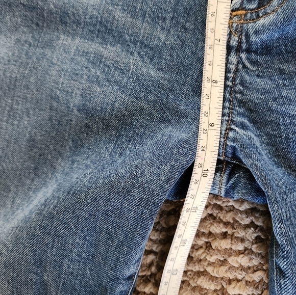 Agolde Toni Straight Ankle Blue Wash Women's Size 25 - Picture 7 of 10